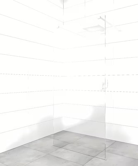 Bela zgibna pritrdilna roka pro tuš kabina SAT Walk-In