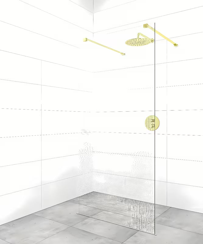 Stabilizacijska roka pro walk-in za tuš steno SAT Walk-In v izvedbi PVD gun metal