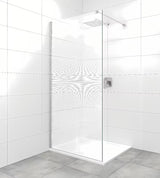 Aluminijasta pritrdilna roka SAT Walk-in s sklepi na obeh koncih pro stabilizacijo walk-in stekla.