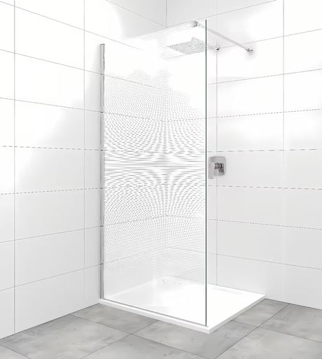 Aluminijasta pritrdilna roka SAT Walk-in s sklepi na obeh koncih pro stabilizacijo walk-in stekla.