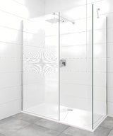 Aluminijasta pritrdilna roka SAT Walk-in s sklepi na obeh koncih pro stabilizacijo walk-in stekla.