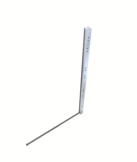 Kromirani profilni nosač SAT Walk-in pro za tuš paravan s donjom brtvenom letvicom i montažnim paketom.