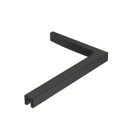 Tuš stijena SAT Walk-in 100 cm sa zatamnjenim staklom i crnim mat profilima