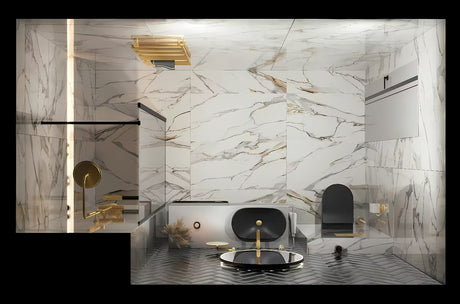 SAT Walk-in tuš stena Walk-In 90 cm u crnoj boji s prozirnim staklom bez dekora