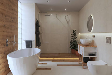 SAT Walk-in tuš stena Walk-In 100x90 cm u sjajnom kromu s prozirnim staklom bez dekora