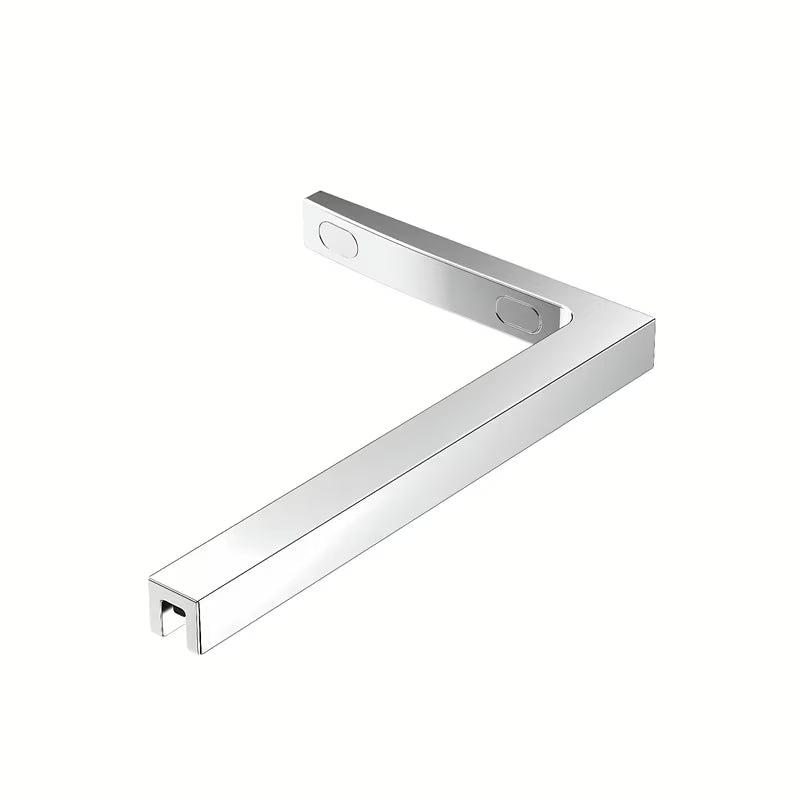 Fiksna tuš stijena SAT Walk-in 110 cm u krom izvedbi s prozirnim staklom i premazom EasyClean.