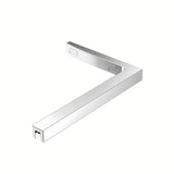 Walk-in tuš stijena SAT Walk-in 110 cm u krom izvedbi s prozirnim sigurnosnim staklom i premazom Easy Clean.