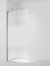 SAT Walk-in tuš stena Walk-In 120 cm u krom izvedbi s prozirnim staklom i intimnom trakom