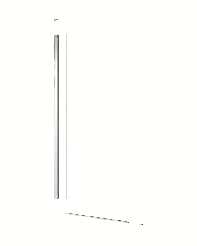 SAT Walk-in tuš stena Walk-In 140 cm u krom izvedbi s prozirnim staklom i intimnom trakom.