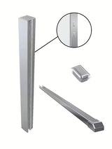 Walk-in tuš stijena SAT Walk-in 100 cm s prozirnim staklom i kromiranim stabilizatorom