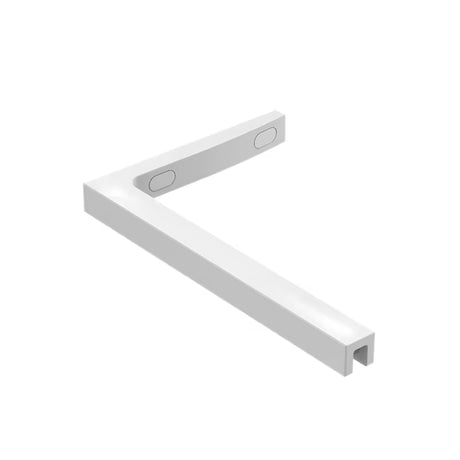 Bijela potporna šipka SAT Walk-In pro za stabilno učvršćenje staklenog panela walk-in tuši