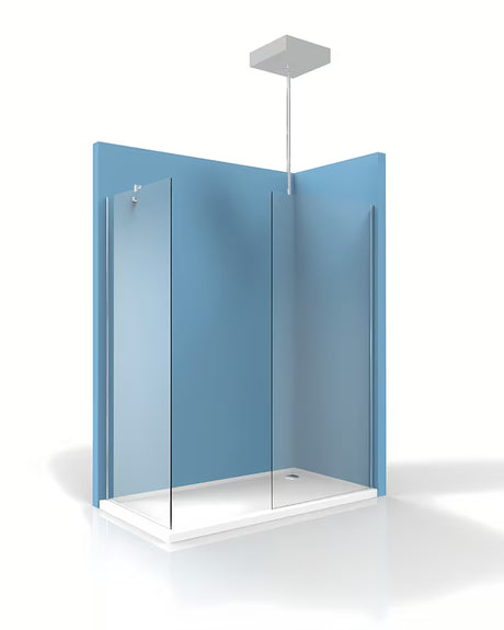 Stabilizacijska šipka SAT Walk-in sa zglobovima na oba kraja pro za pričvršćenje stakla na strop.