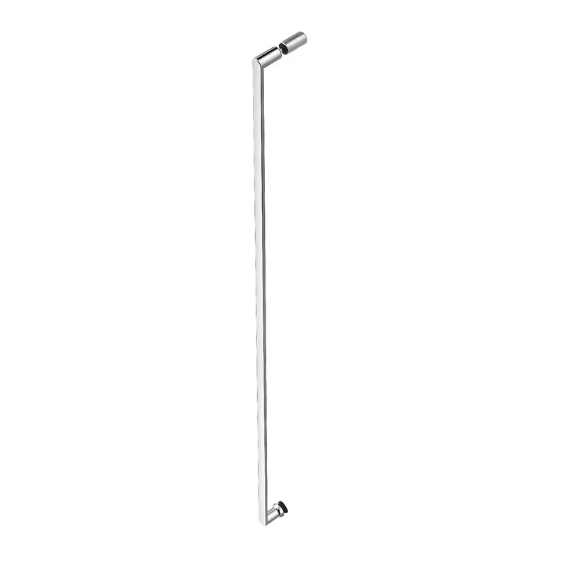 Kvadratna tuš kabina SAT Walk-In Xmotion 90 x 90 cm z drsnimi vrati in prozornim steklom v sijajnem kromu.