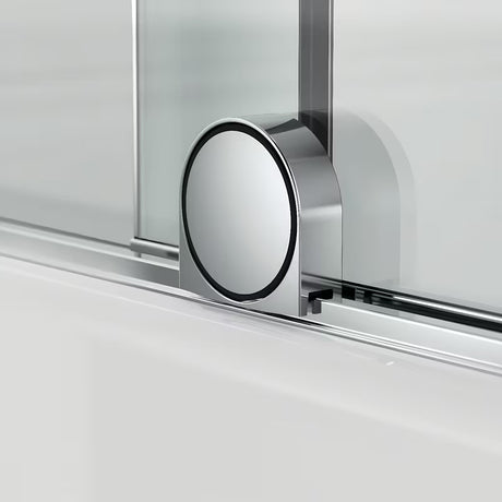 Stena za Kopalno Kad SAT Walk-In Xmotion 150 cm v krom izvedbi z drsnim delom in obdelavo Easy Clean