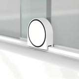 Stena za Kopalno Kad SAT Walk-In Xmotion 150 cm s prozornim steklom in belimi profili