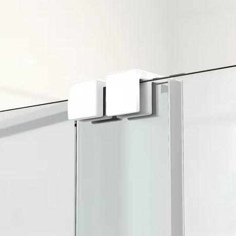Stena za Kopalno Kad SAT Walk-In Xmotion 150 cm s prozornim steklom in belimi profili