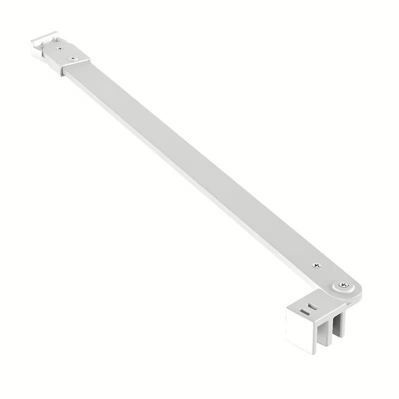Bela pritrdilna roka s sklepom pro stene SAT Walk-In Xmotion pro za steklo 8 mm.