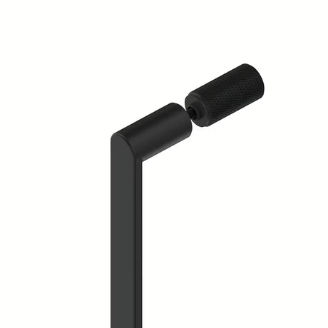 Crna tuš stena Walk-In SAT Walk-In Xmotion 140 cm s prozirnim staklom i kliznim sustavom