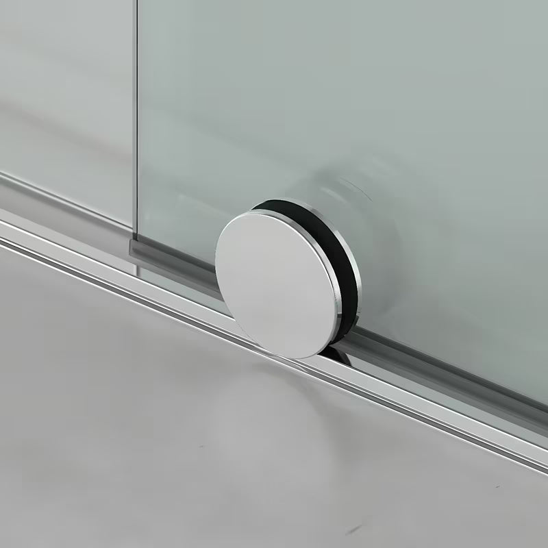 Tuš kabina SAT Walk-In Xmotion Walk-In 90 cm u sjajnom kromu s prozirnim staklom i kliznim sustavom