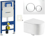 Viseči WC set SAT s modulom Geberit Duofix, vodokotlićem, tipkom Sigma i sjedalom mehko Zapiranje Soft Close