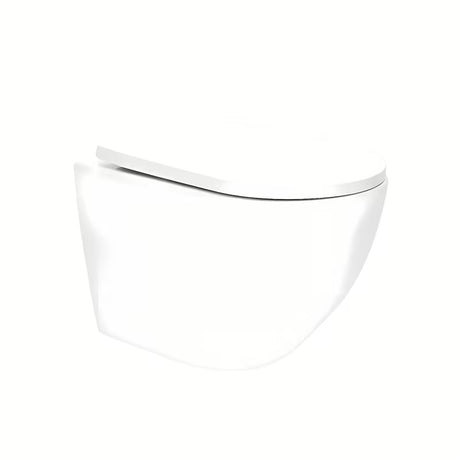 Viseči WC set SAT Fusion s ugradbenim modulom, vodokotlićem, crnom mat tipkom i sjedalom