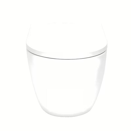 Viseči WC set SAT Fusion s vrtložnim ispiranjem i tipkom za ispiranje u boji gold mat