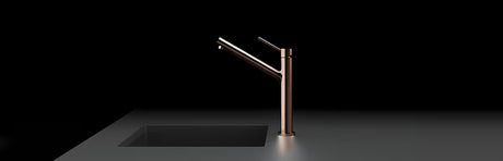 Schock Dion armatura za pomivalno korito u bakrenoj boji s ručicom na vrhu