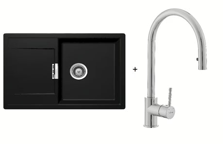 Povoljan set granitnog kuhinjskog sudopera Schock i kuhinjske slavine SIKO