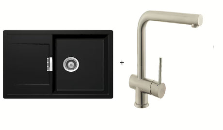 Povoljan set granitnog kuhinjskog sudopera Schock i kuhinjske slavine SIKO.