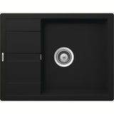 Granitni pomivalno korito Schock Manhattan D100 z odcejalnikom u boji onyx pro za ugradnju za delovni pult.