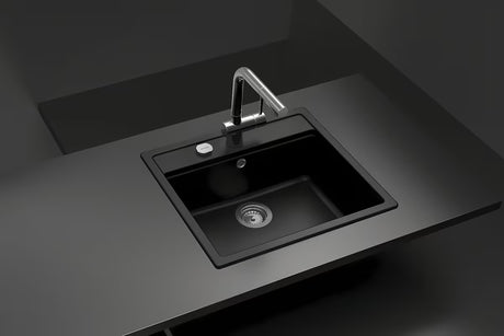Schock granitno kuhinjsko enojno korito Cristadur 57 x 51 cm v barvi stone pro za zgornjo montažo