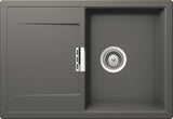 Granitni pomivalno korito Schock Mono D100 z odcejalnikom u boji silverstone pro montaža za delovni pult.