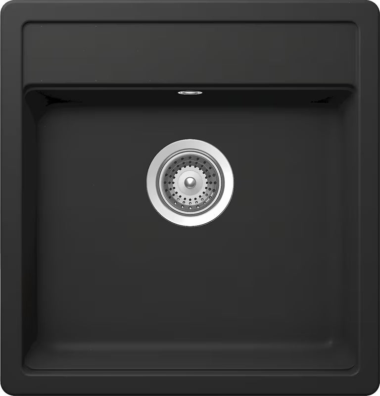 Granitni kuhinjski enojno korito Schock Nemo N100S pro montaža za delovni pult u boji nero