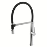 SIKO enoročna stoječa armatura za pomivalno korito crni krom s tušem pričvršćenim magnetom