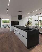 SIKO enoročna stoječa armatura za pomivalno korito crni krom s tušem pričvršćenim magnetom