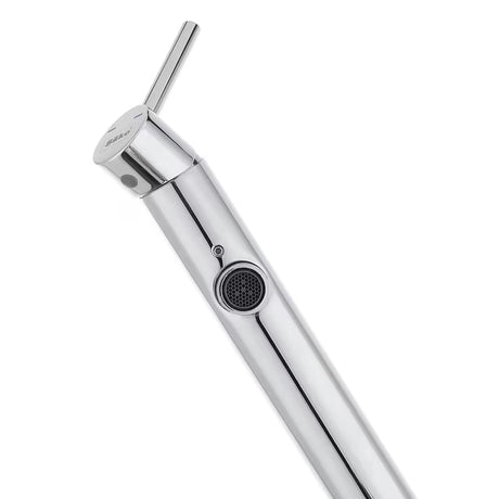 Kromirana armatura za pomivalno korito SIKO Chrome s uvlačnim pričvršćenjem pro za ugradnju ispod prozora i ručicom uz izljev