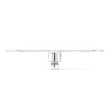 Nadglavna prha SIKO u bijeloj i krom izvedbi, kvadratna 25 x 25 cm sa zaobljenim kutovima