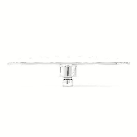 Nadglavna prha SIKO u bijeloj i krom izvedbi, kvadratna 25 x 25 cm sa zaobljenim kutovima