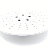 Bijela nadglavna prha SIKO u okruglom dizajnu z gumbom pro, prebacivanje 3 mlaza