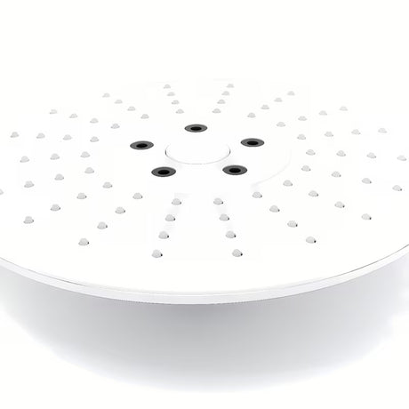 Bijela nadglavna prha SIKO u okruglom dizajnu z gumbom pro, prebacivanje 3 mlaza