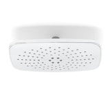 Pravokutna nadglavna prha SIKO Chrome u bijeloj/krom izvedbi s dvije funkcije mlaza.