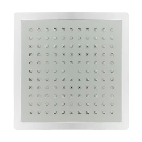 Kvadratna nadglavna prha SIKO Grey-Chrome u sivoj/krom boji, dimenzija 23x23 cm