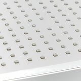 Kvadratna nadglavna prha SIKO Grey-Chrome u sivoj/krom boji, dimenzija 23x23 cm