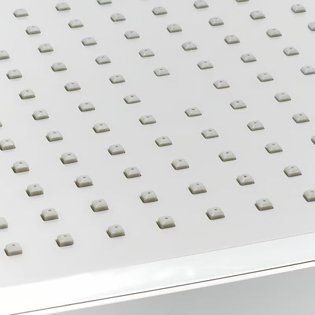 Kvadratna nadglavna prha SIKO Grey-Chrome u sivoj/krom boji, dimenzija 23x23 cm