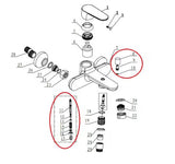 Preklopnik SIKO Lucida pro za prebacivanje toka vode između tuš glave i izljeva za kadu.