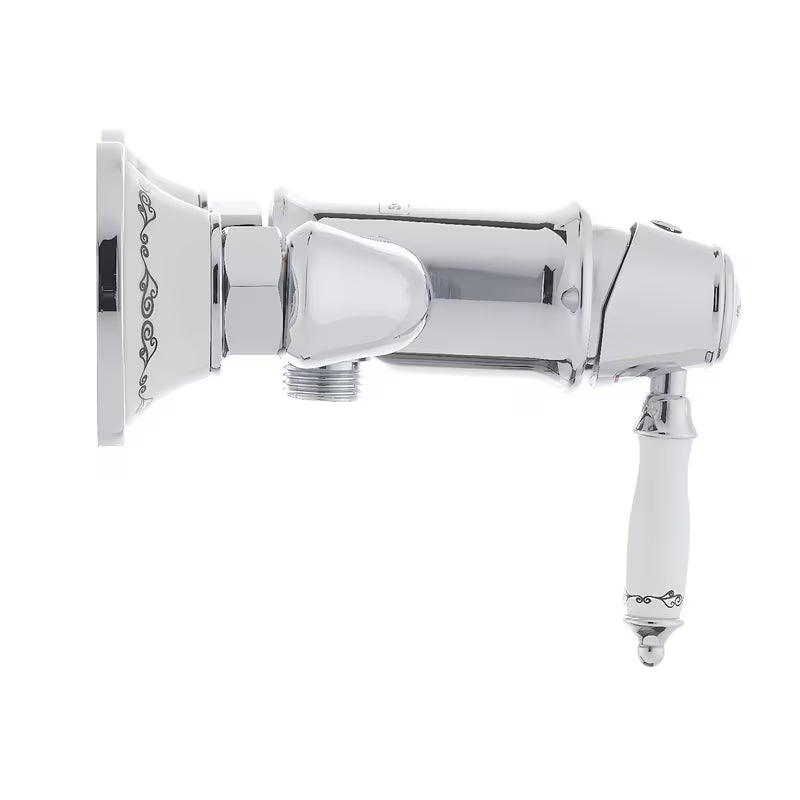 Retro enoročna armatura za tuš SIKO Provence u krom izvedbi pro za zidnu montažu