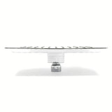 Kvadratna nadglavna prha SIKO Grey-Chrome v barvi siva/krom, dimenzija 23x23 cm
