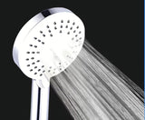 Bijela ručna tuš slušalica SIKO okruglog dizajna, promjera 12 cm, sa samočistećim mlaznicama