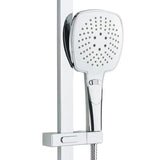 Tuš set SIKO Chrome s ručnim tušem s dvije funkcije i dva držača tuši.