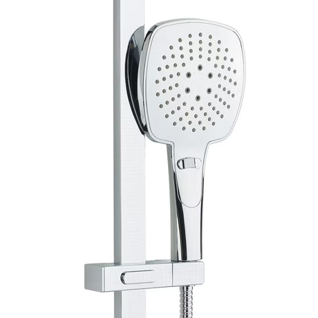 Tuš set SIKO Chrome s ručnim tušem s dvije funkcije i dva držača tuši.